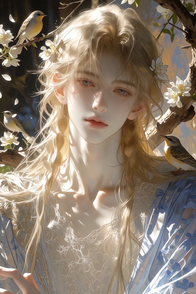 a beautiful young woman,  long blonde hair,  pale soft skin on Tensor.Art
