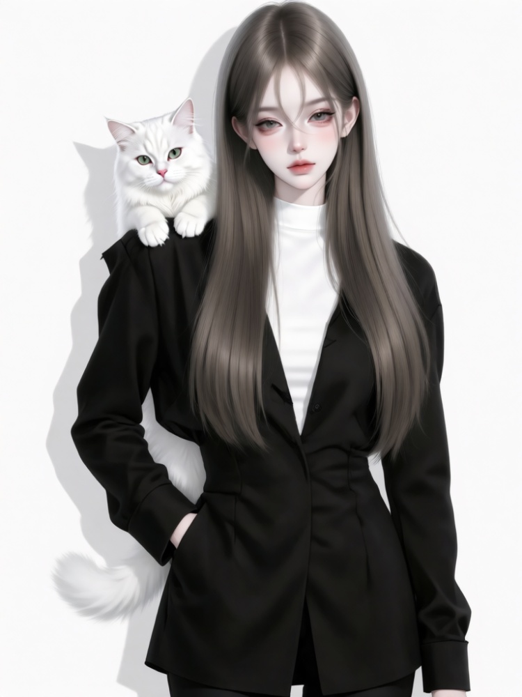 Qwen-image-迷离厌世冷感御姐 by 小狗宾利 on Tensor.Art