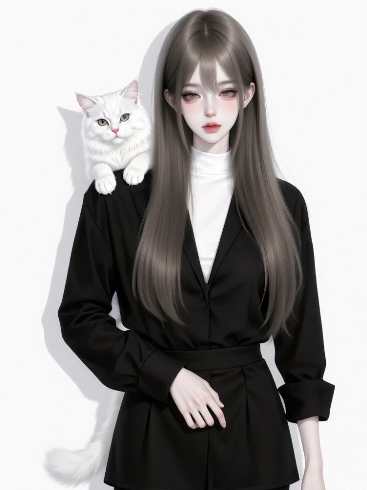 Qwen-image-迷离厌世冷感御姐 by 小狗宾利 on Tensor.Art