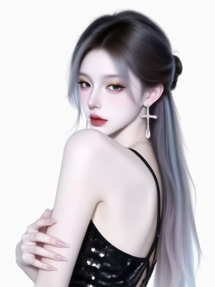 Qwen-image-冷调破碎感纯神 by 小狗宾利 on Tensor.Art