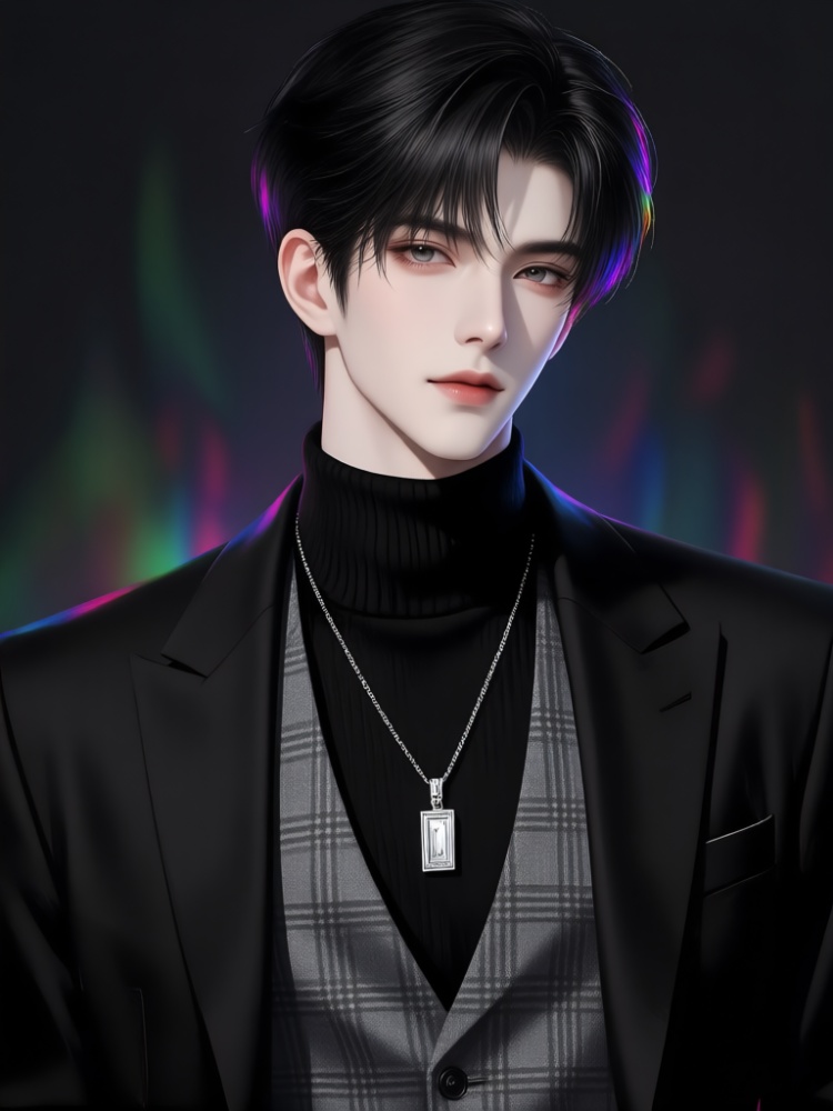 Qwen-image-暗调光影清冷男肖像 by 小狗宾利 on Tensor.Art