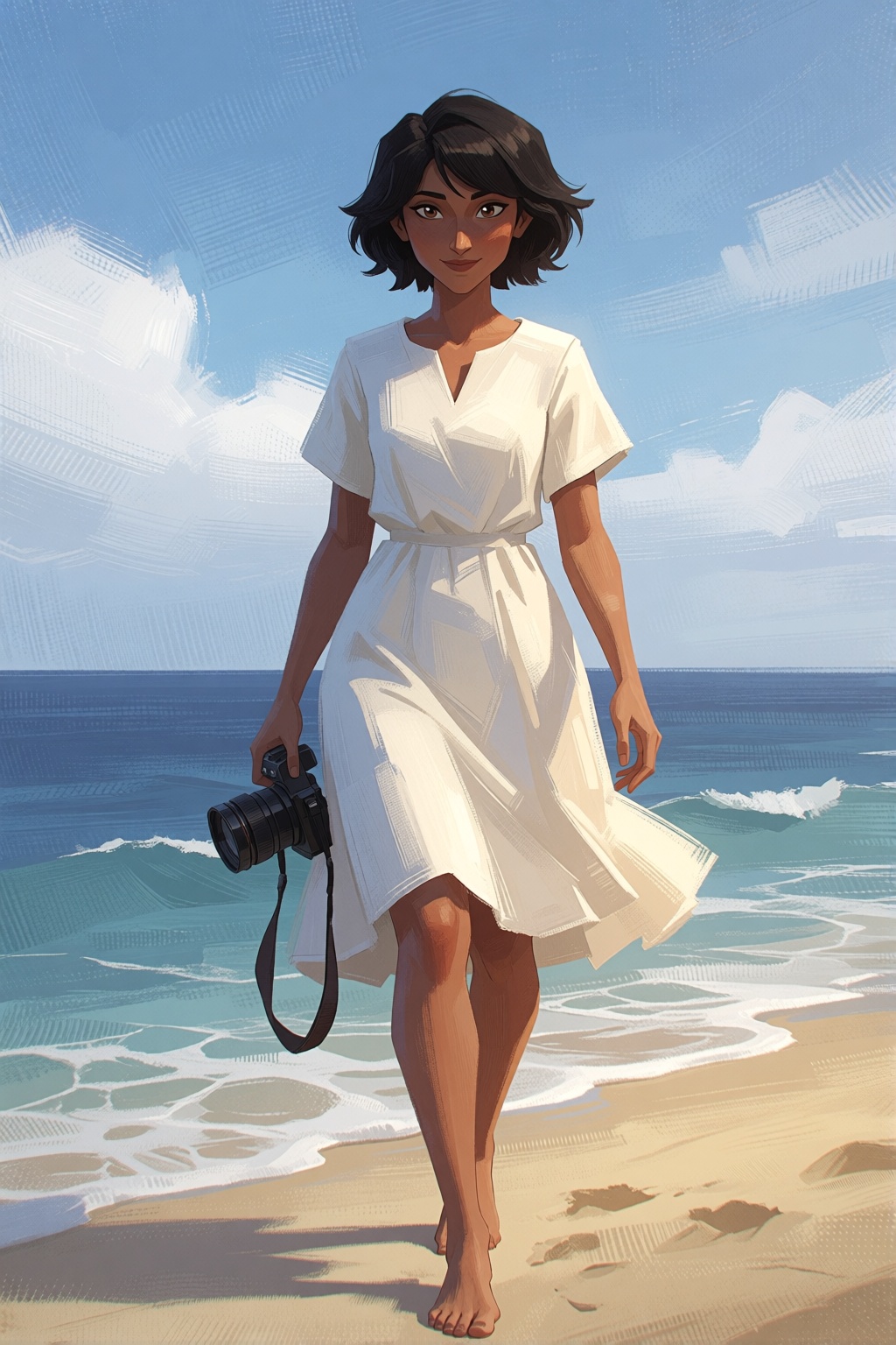 DigitalPaletteKnife. A heavily angular,  3d art style,  with brush stroke color texture on Tensor.Art