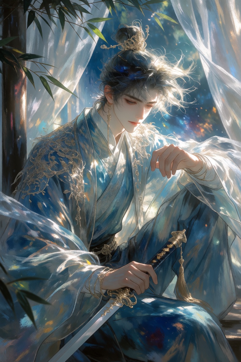 Naturallight,  展现出颜料的涂抹质感,  梦幻感 on Tensor.Art