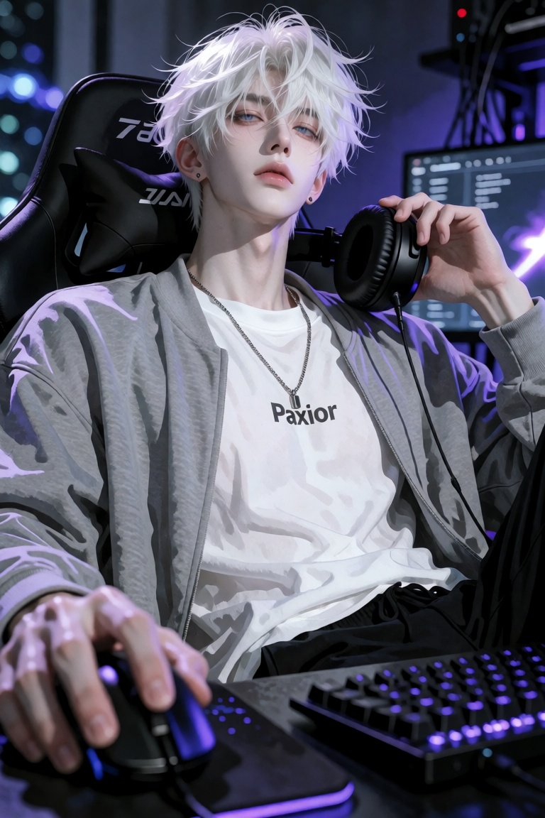 1 male,  solo,  Bishounen eyes on Tensor.Art