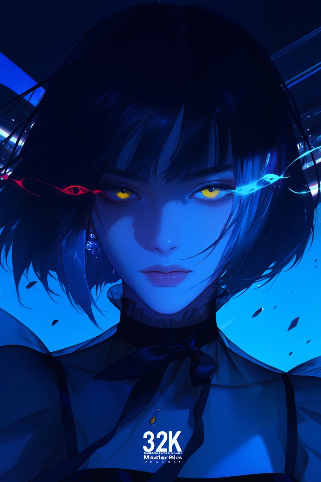 1girl,  short hair,  solo on Tensor.Art