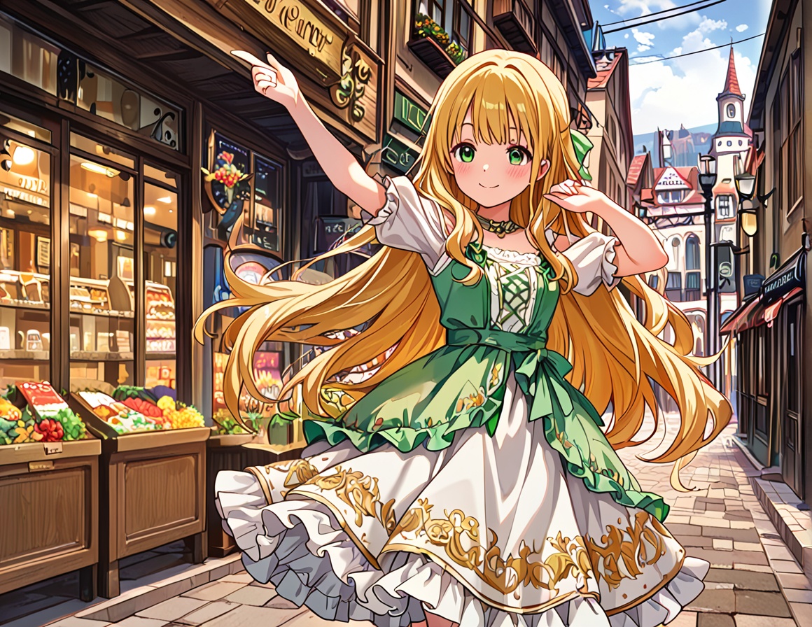 1girl,  solo,  blonde hair on Tensor.Art