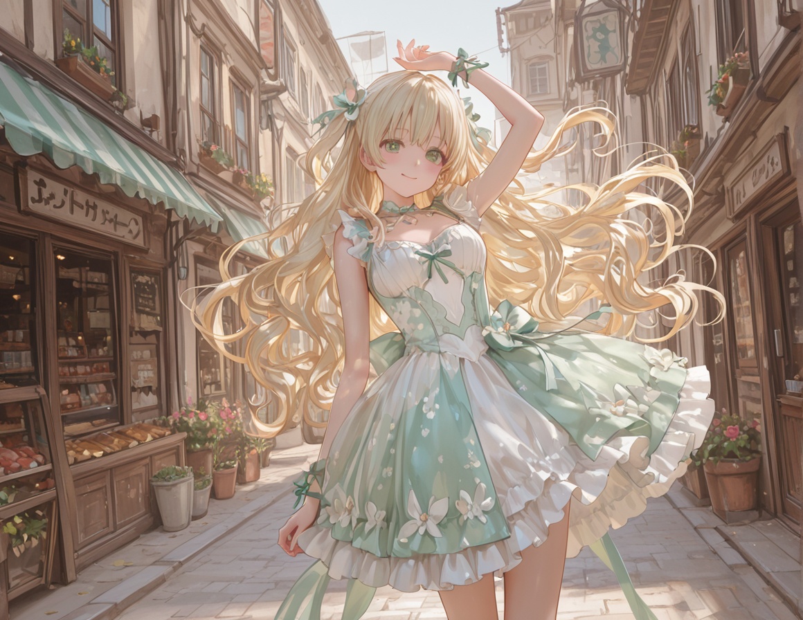 1girl,  solo,  blonde hair on Tensor.Art