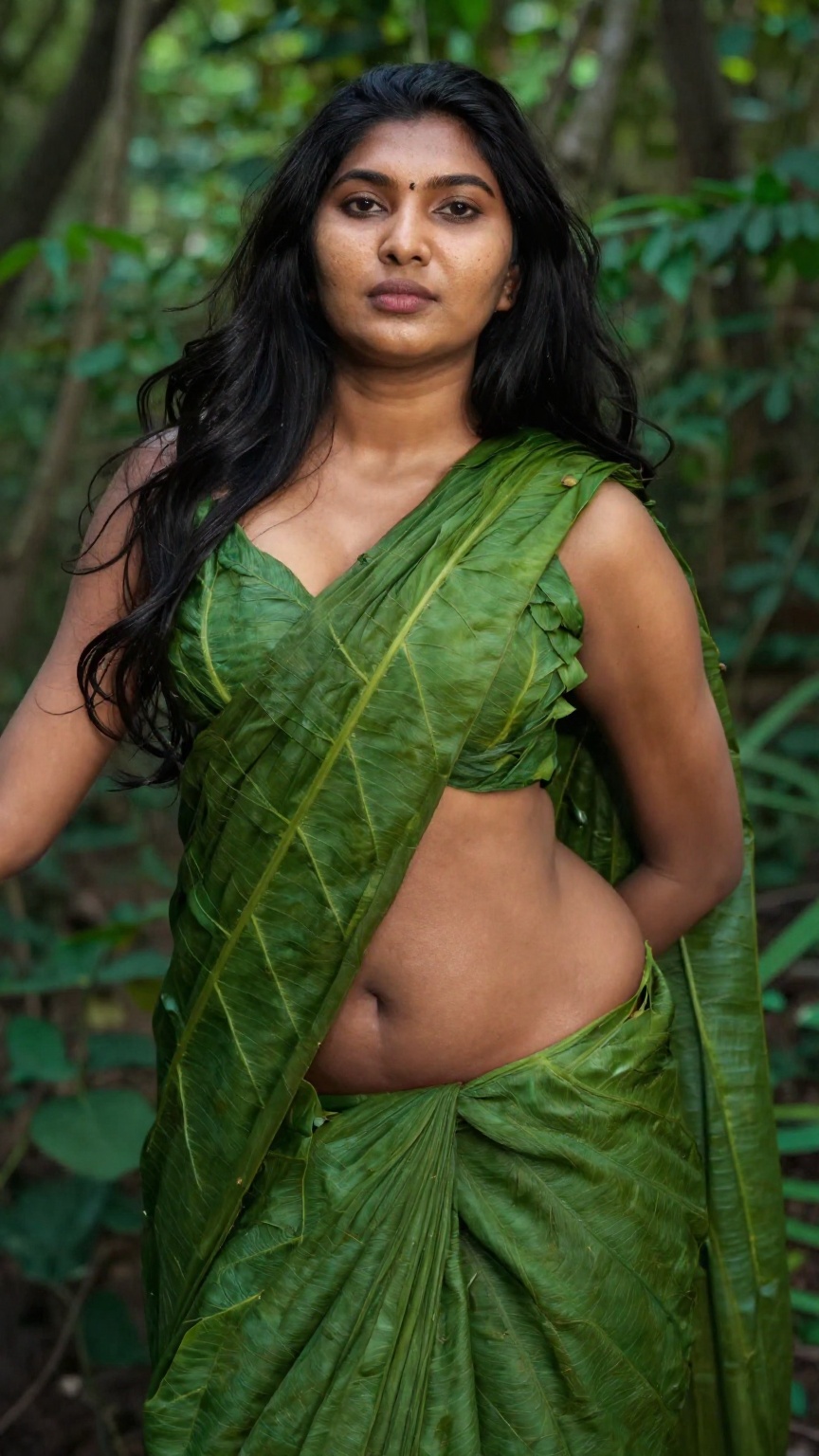 Hyper-realistic portrait of a beautiful young Indian woman with warm golden skin tone,  subtle freckles,  fine skin pores...