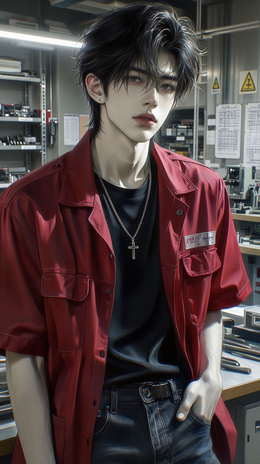 (Highly refined art style) 1male,  solo,  cinematic composition by Aily on Tensor.Art