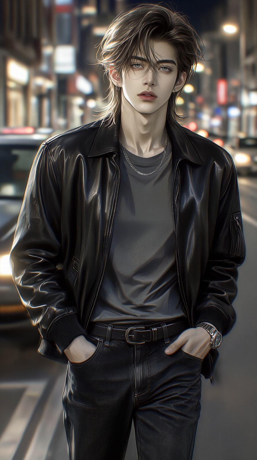 (Highly refined art style) 1male,  solo,  cinematic composition on Tensor.Art