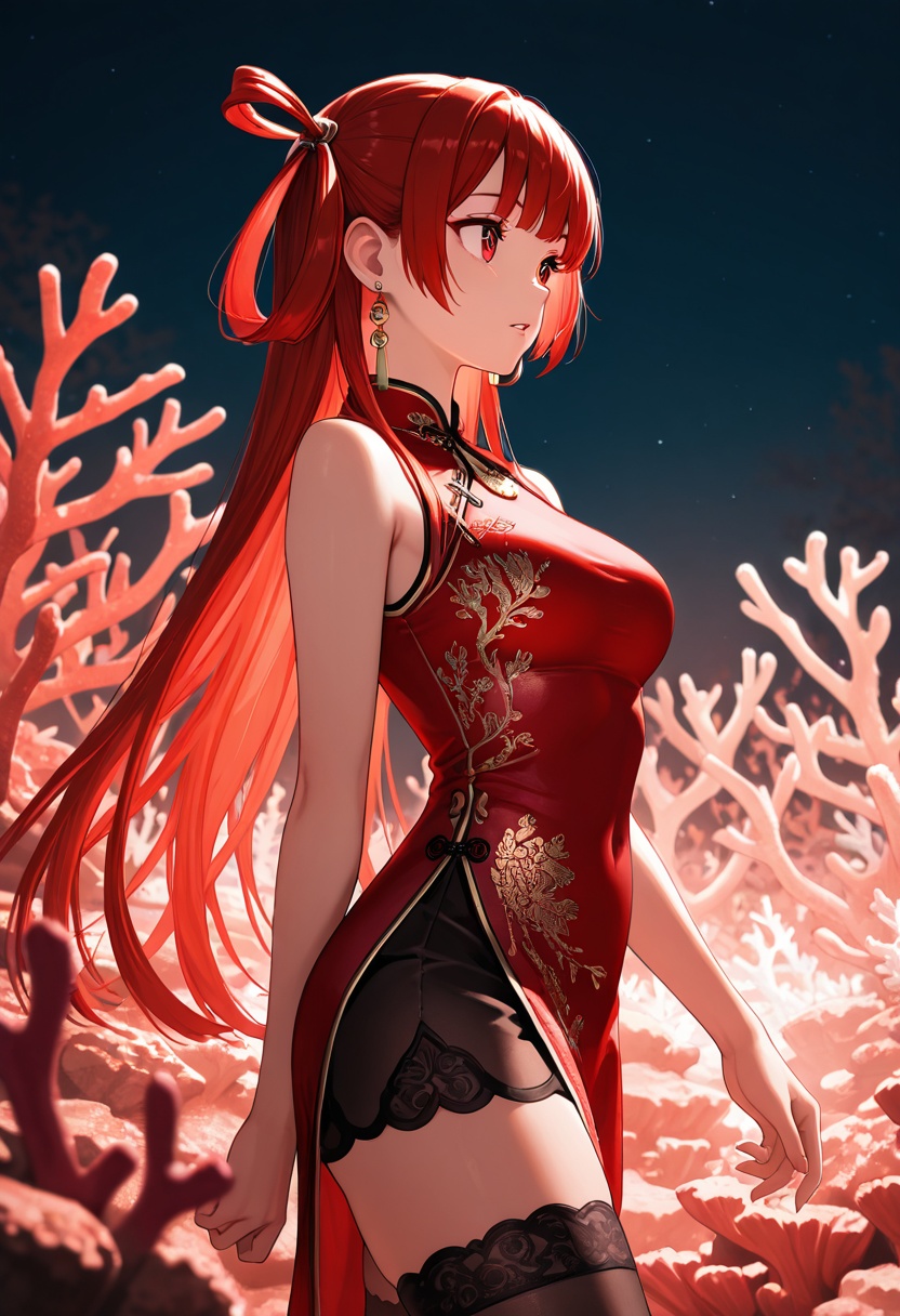 from side,  night, on Tensor.Art