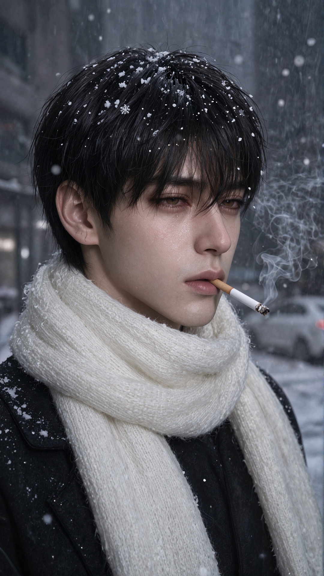 One male,  single,  pale skin on Tensor.Art