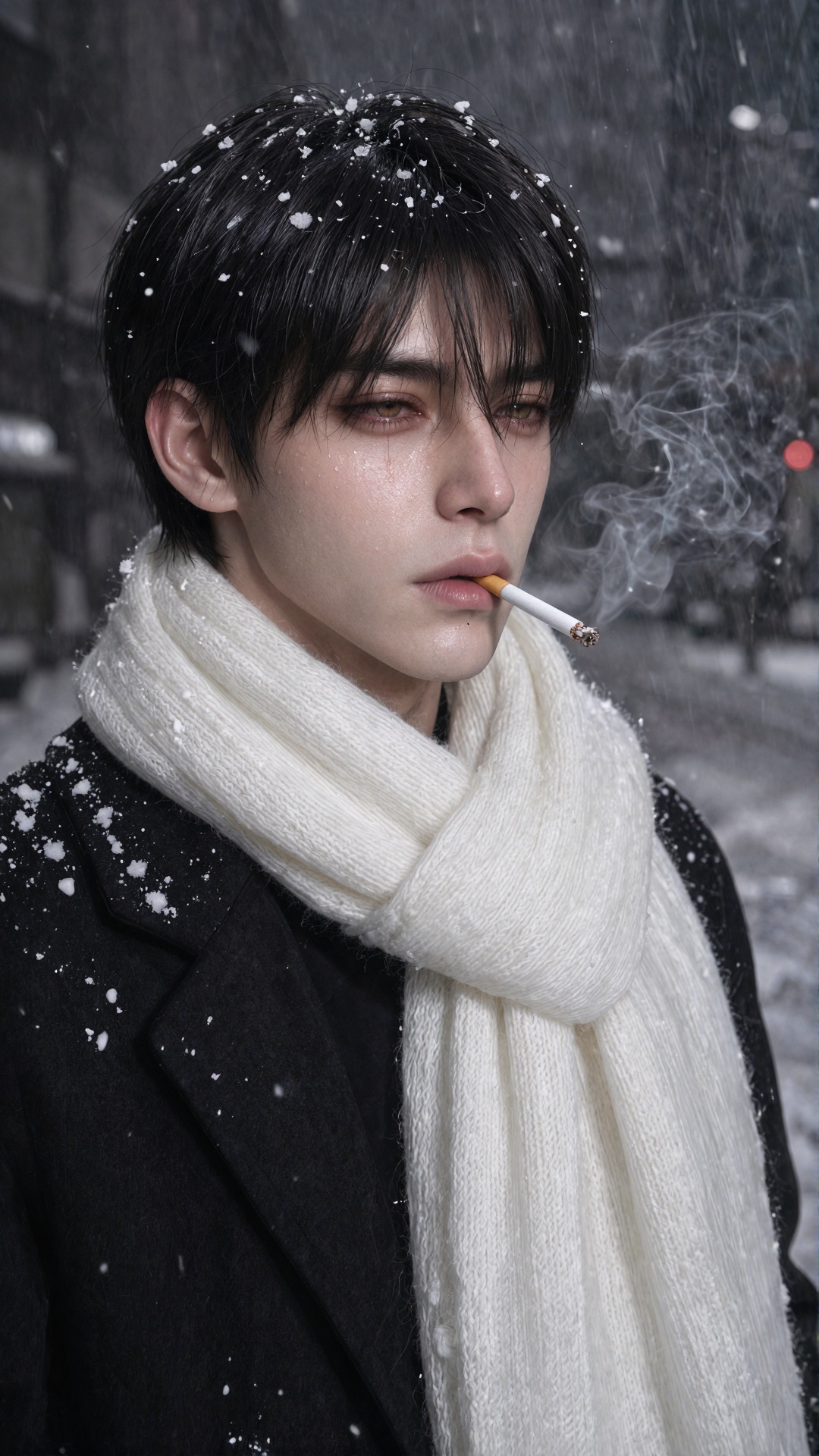 One male,  single,  pale skin on Tensor.Art
