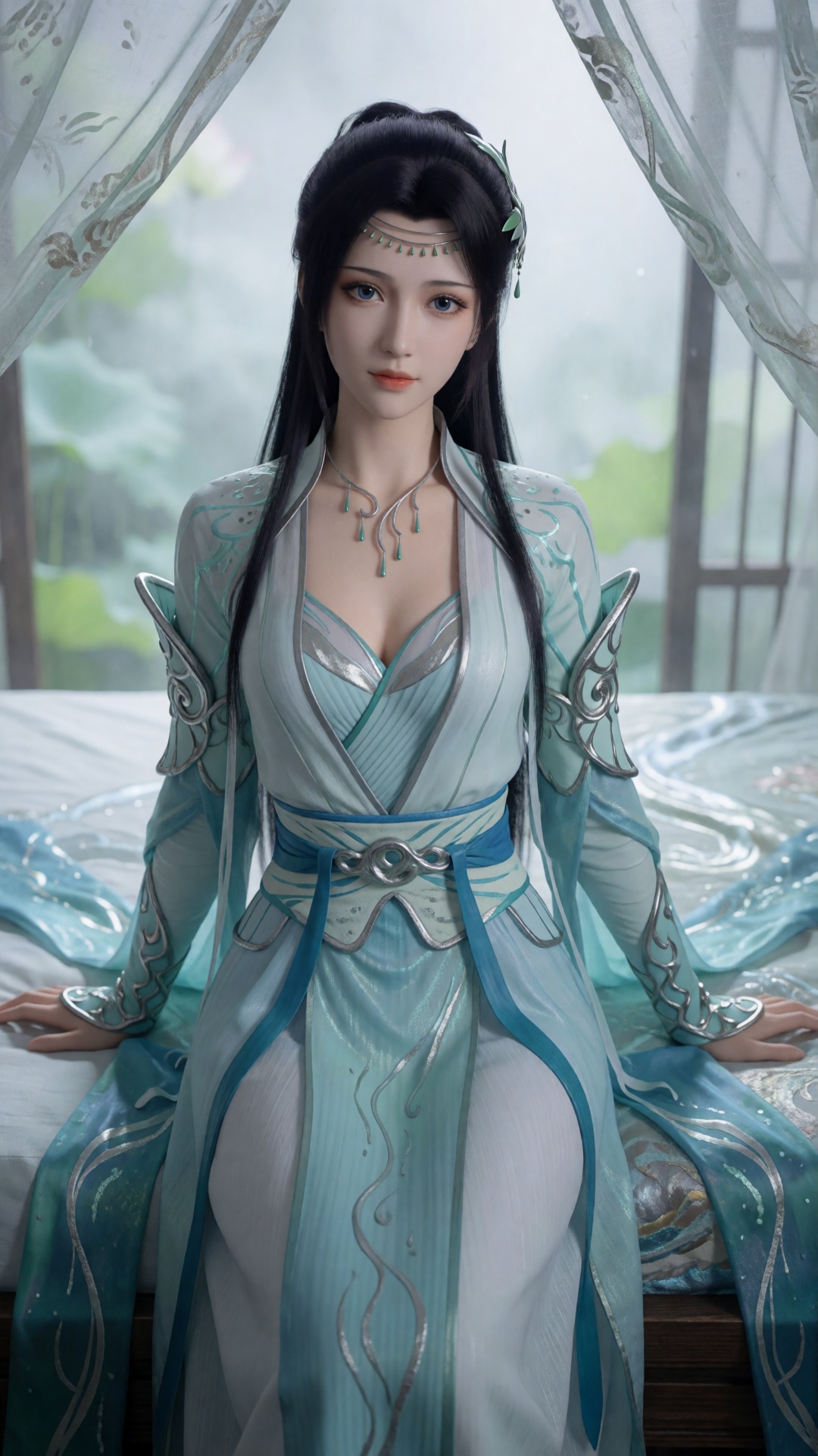 单人年轻清冷仙侠少女,  夸张黄金头身比,  逆天大长腿 by Tim_Yi on Tensor.Art