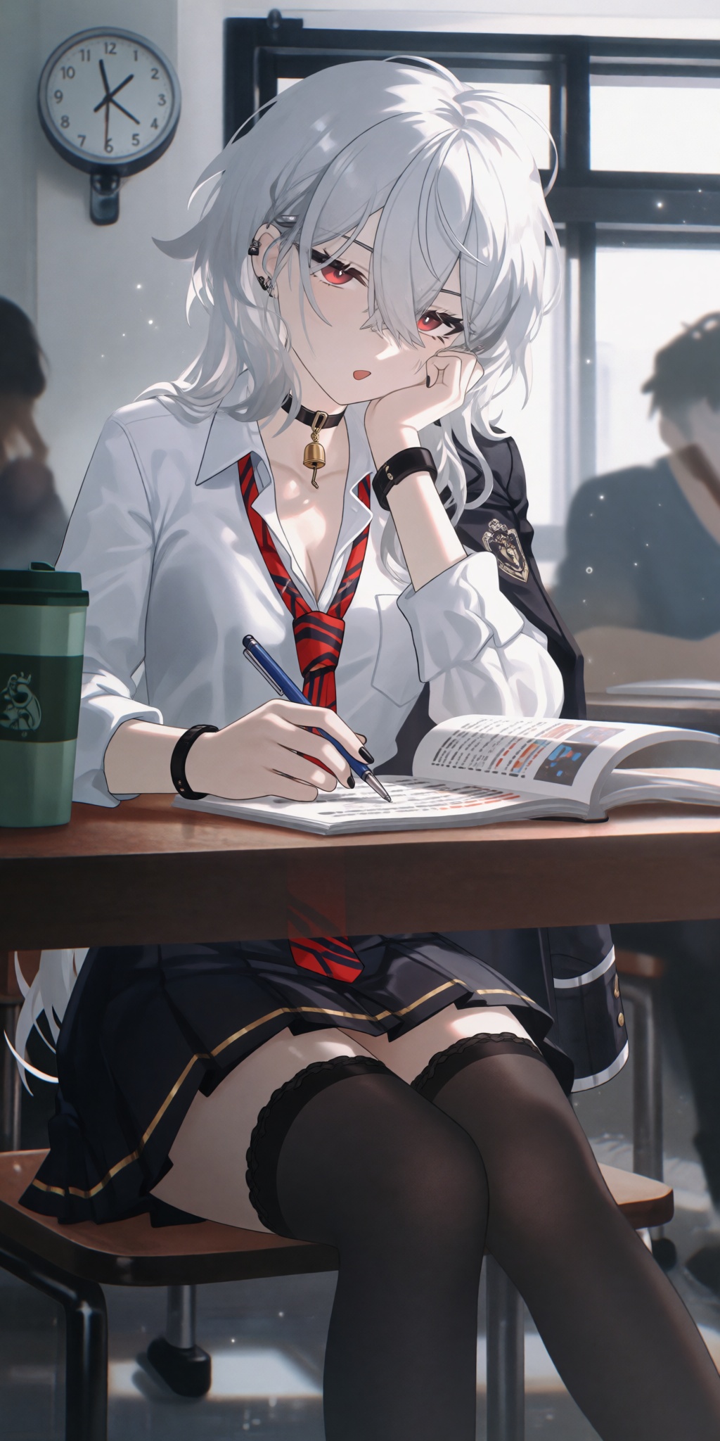 A cinematic MMD-style 3D anime render with a dreamy and ethereal atmosphere,  soft natural lighting,  delicate character d...