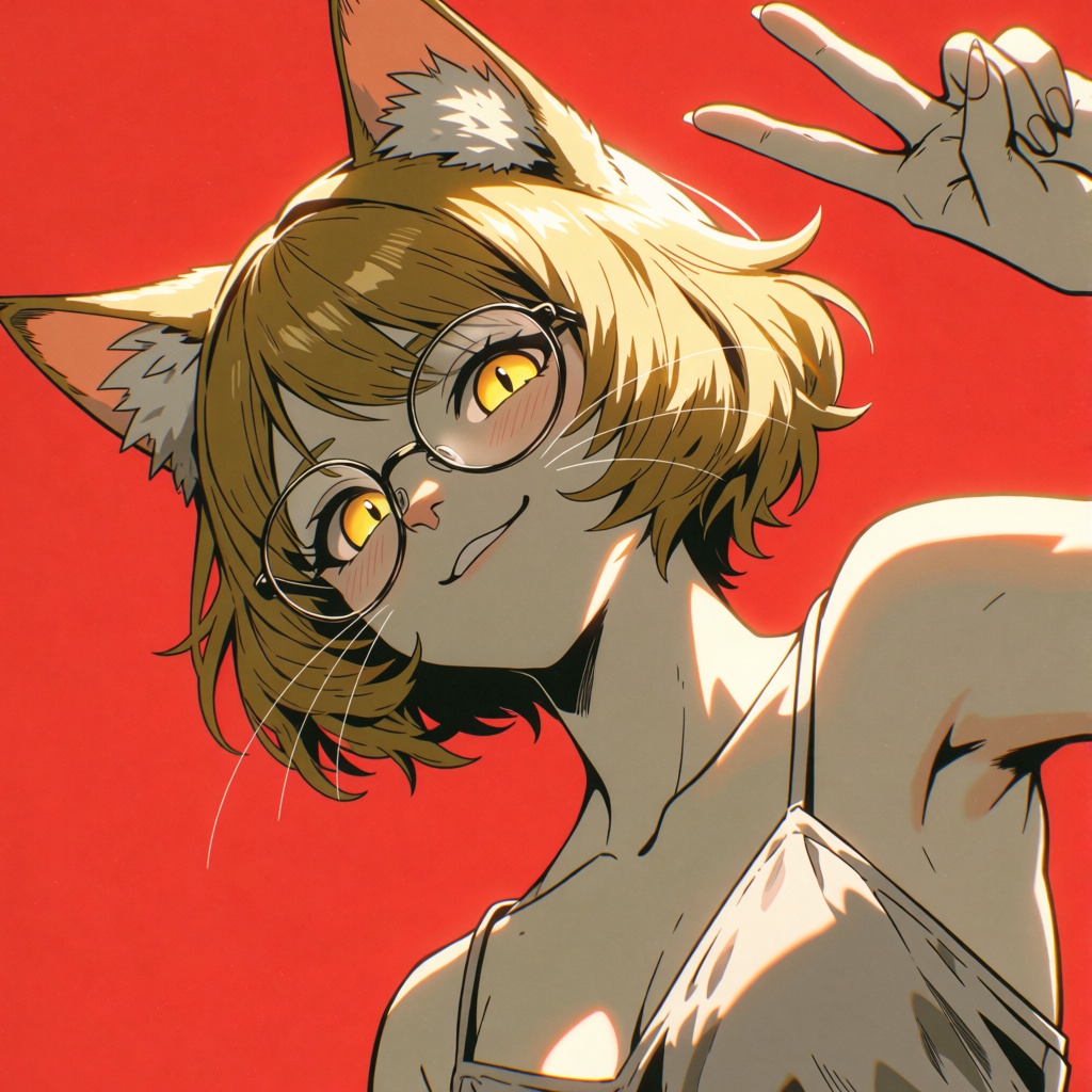 anthro cat,  beautiful,  1girl on Tensor.Art