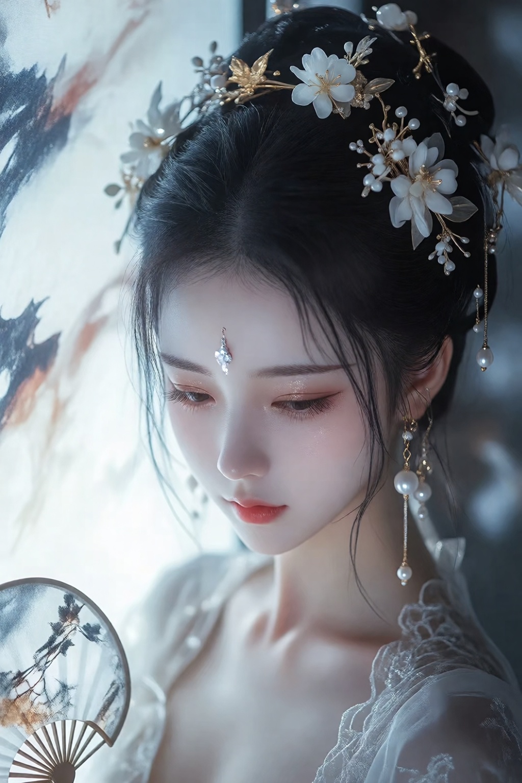 绝世的容颜,  面部微醺,  立体鼻 on Tensor.Art