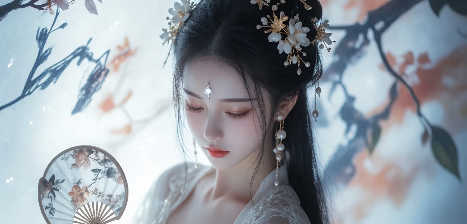 绝世的容颜,  面部微醺,  立体鼻 on Tensor.Art