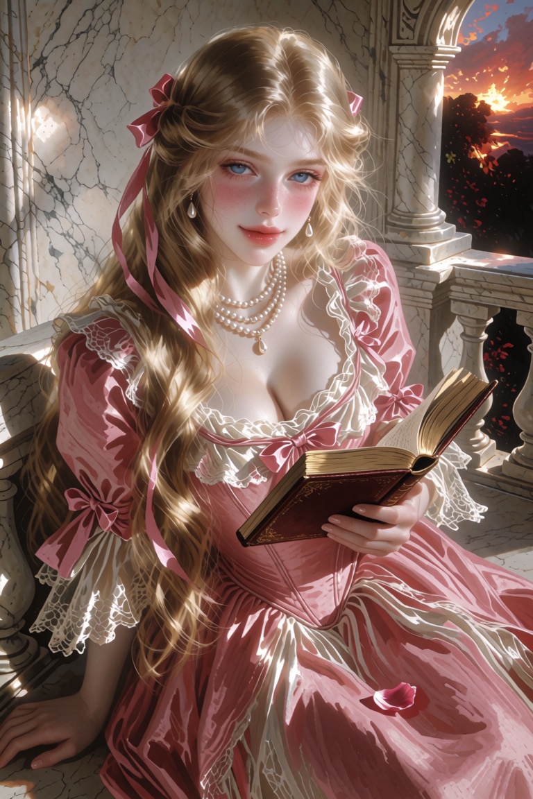 F4NT4S14STYL3,  a portrait of a rich noble lady captured in a tight,  intimate vertical frame from the mid-chest upward. S...