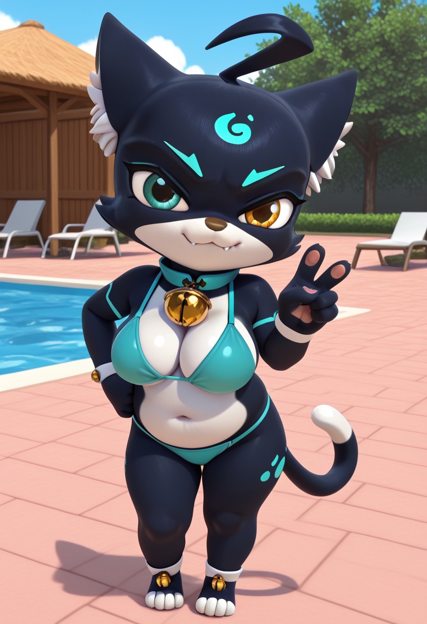 Ninjacat(JA),  solo,  1girl on Tensor.Art