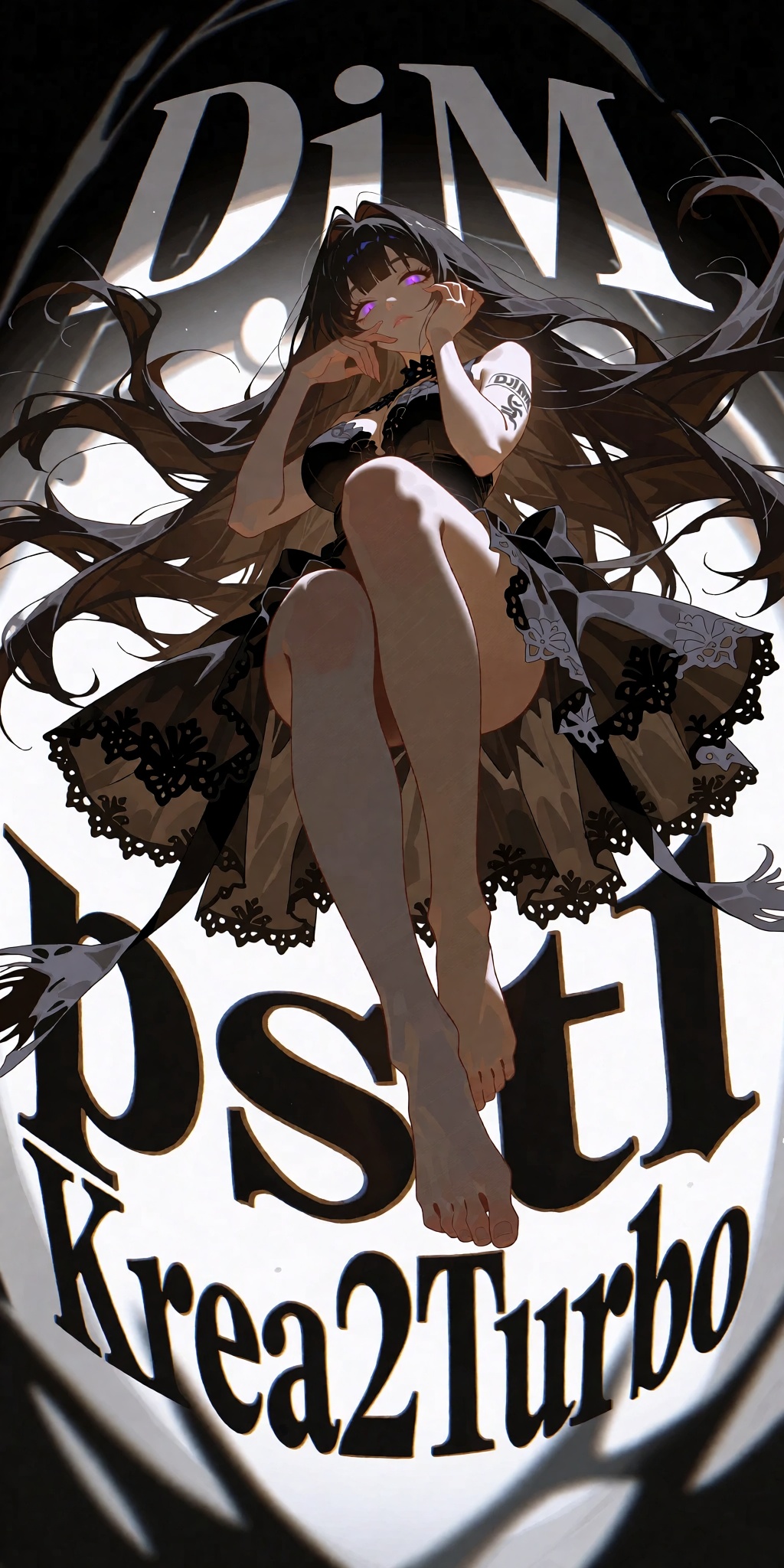 pristine line art,  1girl,  solo on Tensor.Art