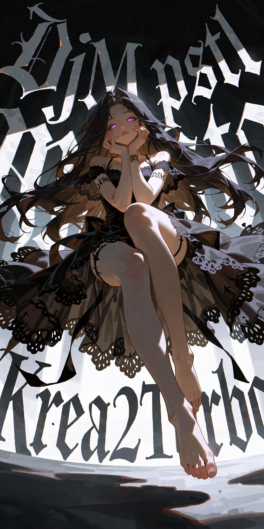 pristine line art,  1girl,  solo on Tensor.Art