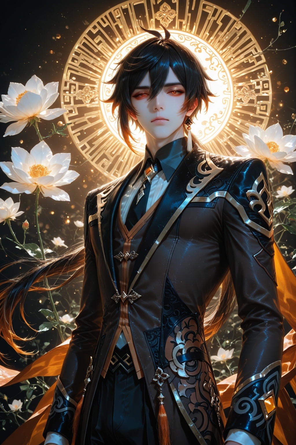 Zhongli (Genshin Impact),  1 boy,  solo by 月大魔王|The Moonly Demon King on Tensor.Art