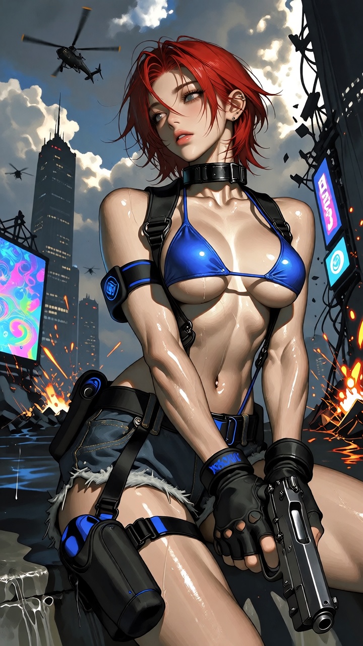 - a vibrant,  stylized scene. "exquisite lighting and composition,  sharp on Tensor.Art