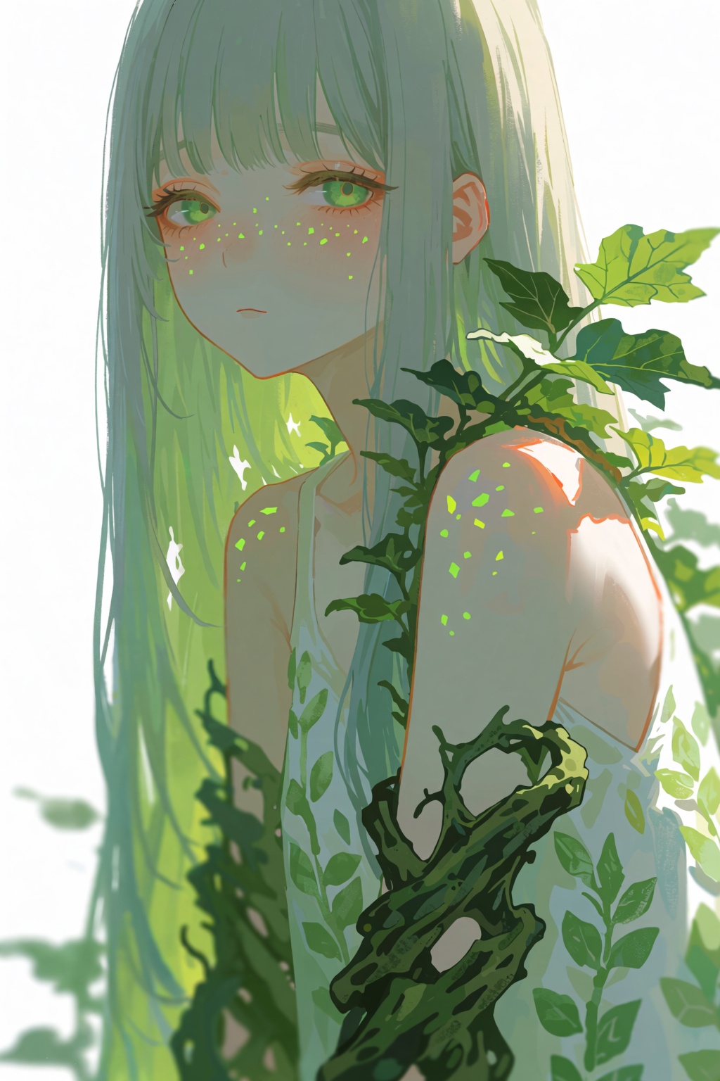 1girl,  solo,  very long hair on Tensor.Art