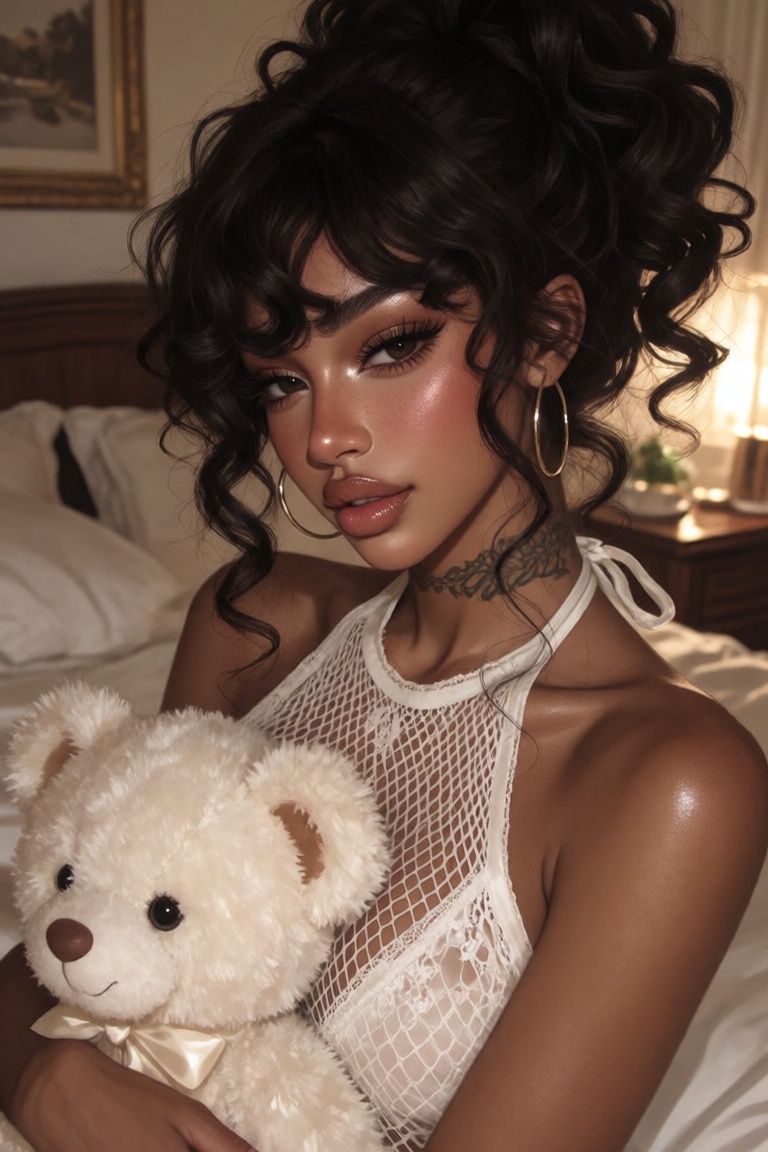 solo,  stunning young Black woman,  dark skin on Tensor.Art