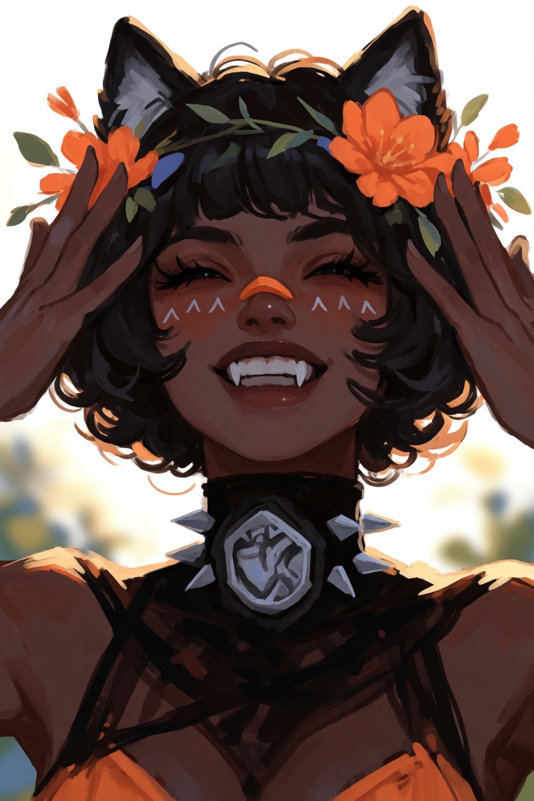 Woman,  solo,  short hair on Tensor.Art