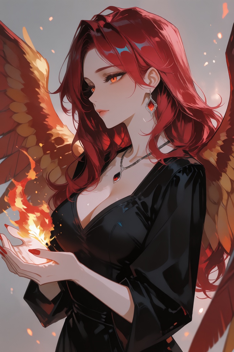 Style & Art: Upper body 2D anime illustration,  side profile view,  soft warm lighting on Tensor.Art