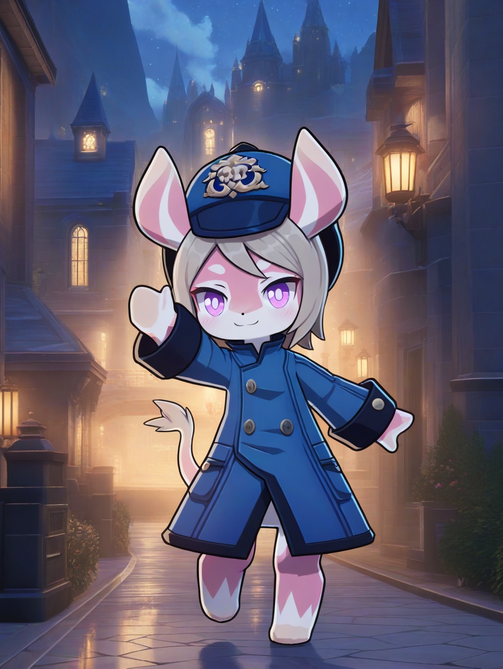 Scenario: nighttime city streets,  high quality,  ultra-detailed on Tensor.Art