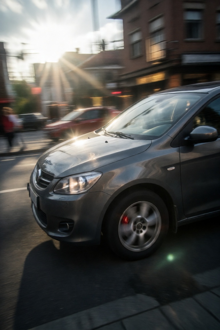 car,  motion blur on Tensor.Art