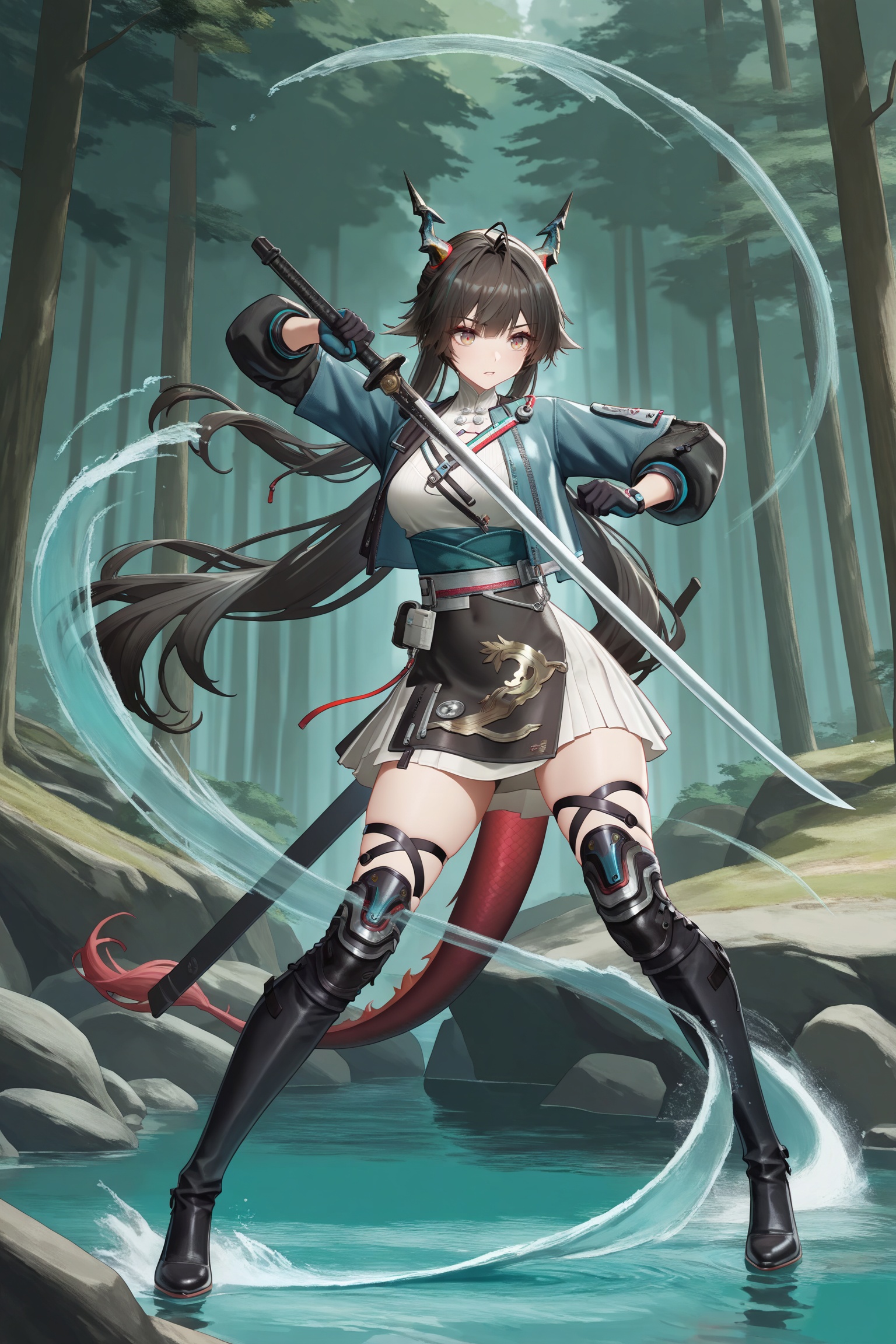 1girl,  solo,  medium breasts by MasterQ on Tensor.Art