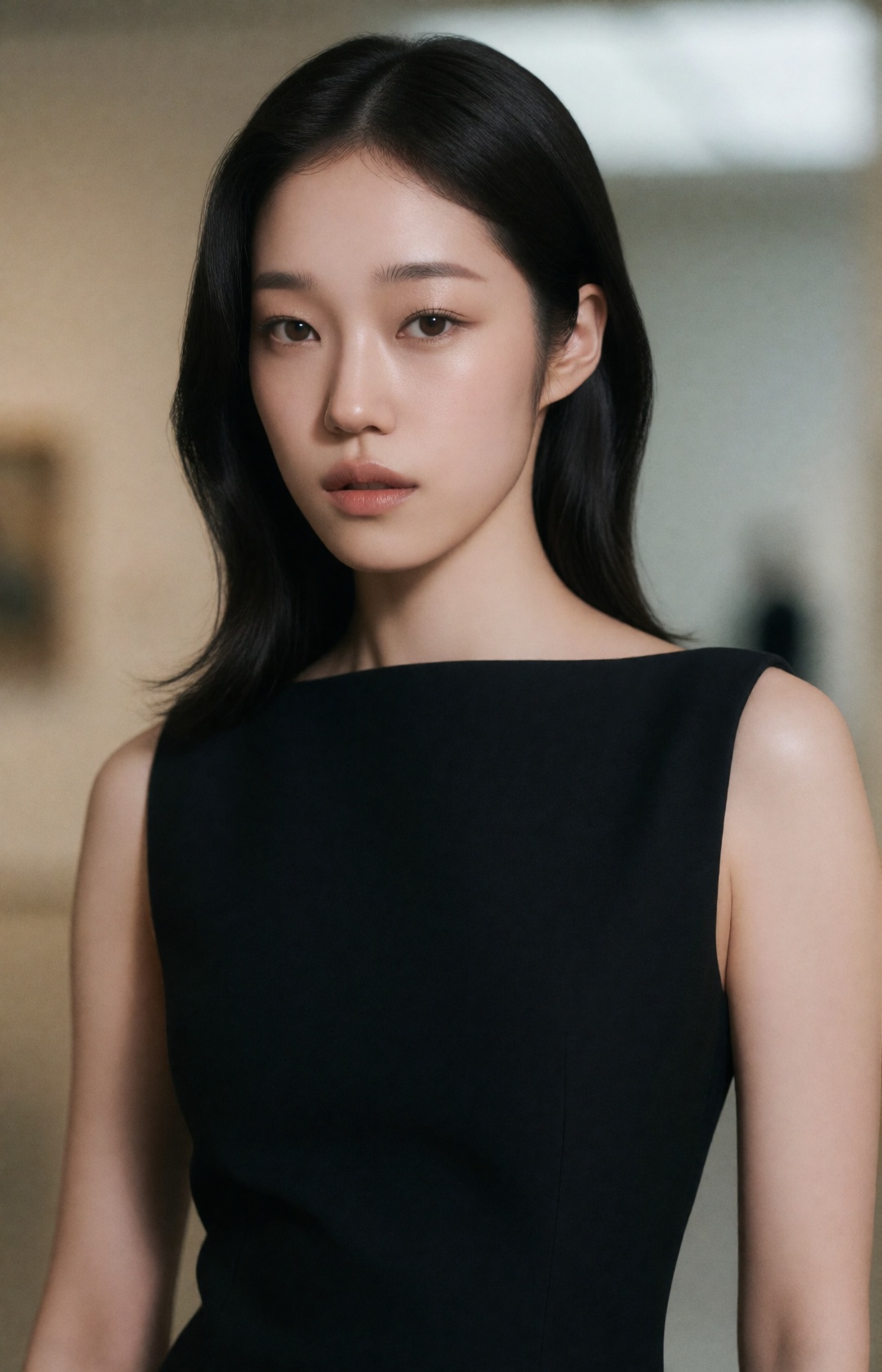 luxury beauty fashion editorial,  breathtakingly beautiful young Korean woman,  chic modern city muse on Tensor.Art