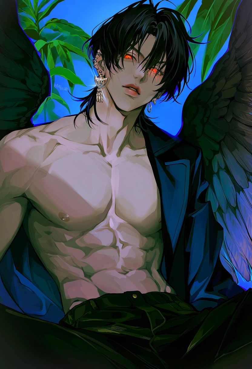 ak0,  1boy,  male focus on Tensor.Art