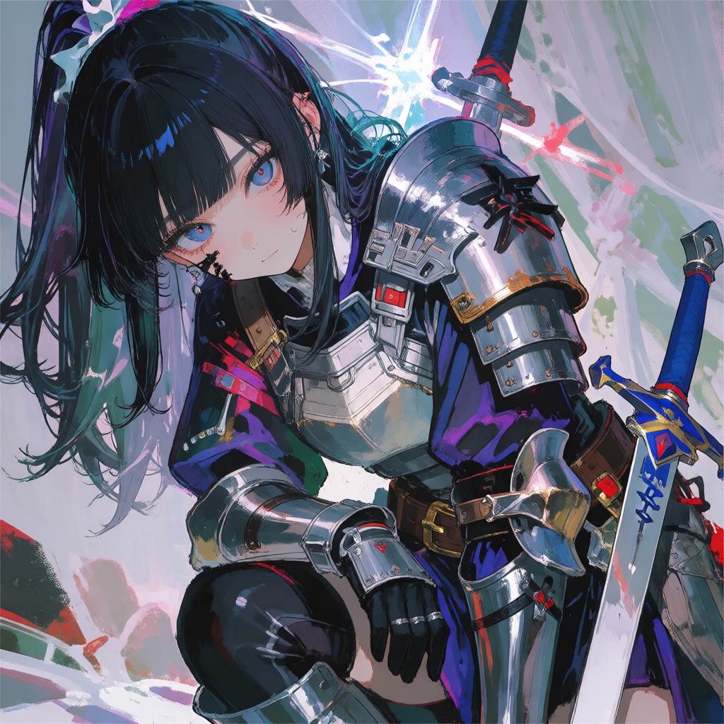 1girl,  Dutch angle,  cowboy shot on Tensor.Art