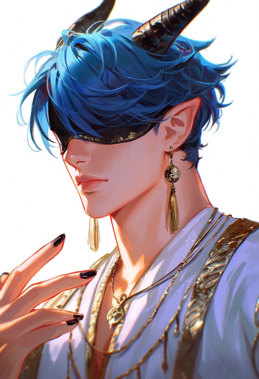 l0tus,  hair_over_eyes,  jewelry on Tensor.Art