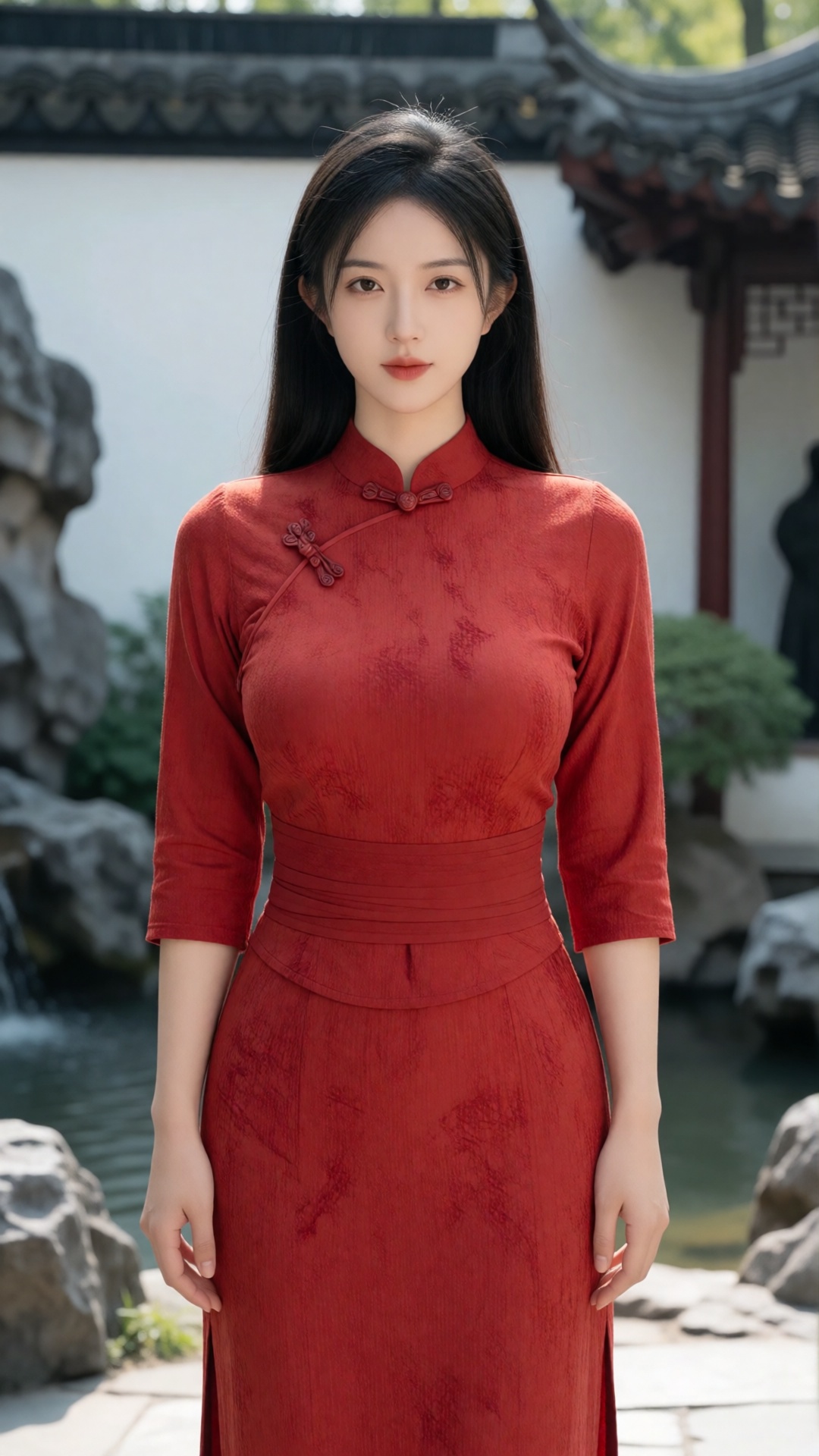 超写实真人照片,  正面半身构图,  直视镜头 by 天运子 on Tensor.Art