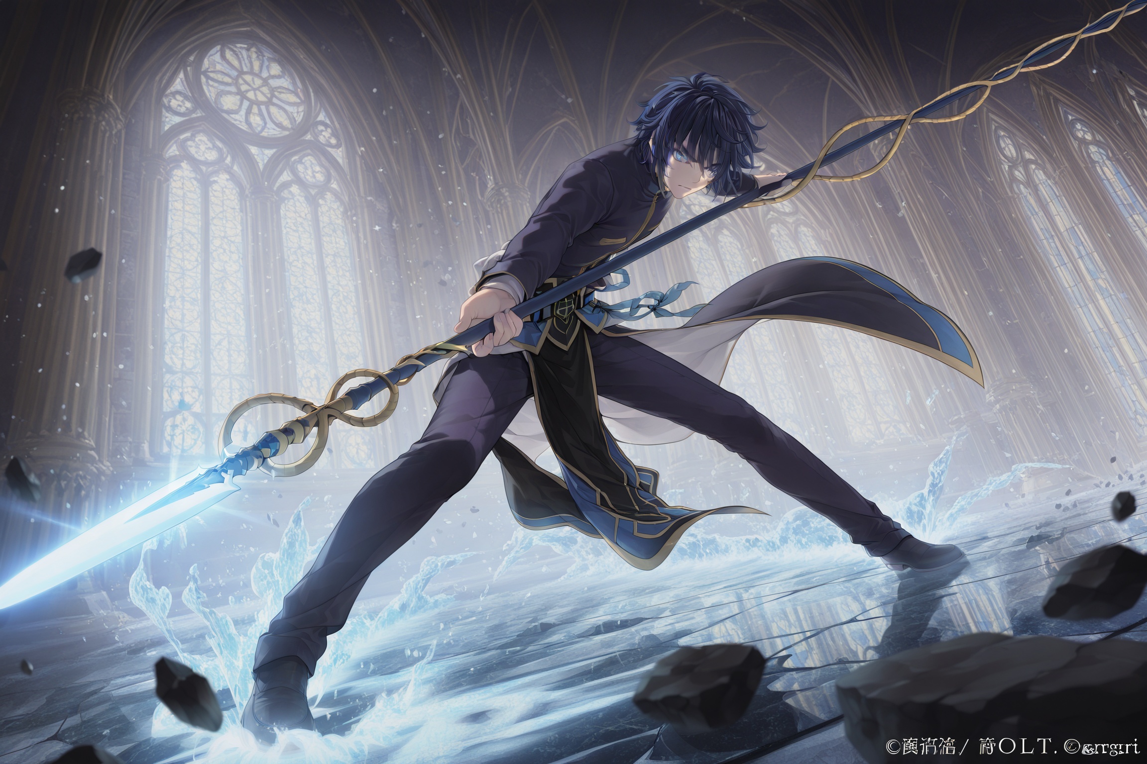 cao_cao_true_longinus_illxl,  cao cao,  male on Tensor.Art