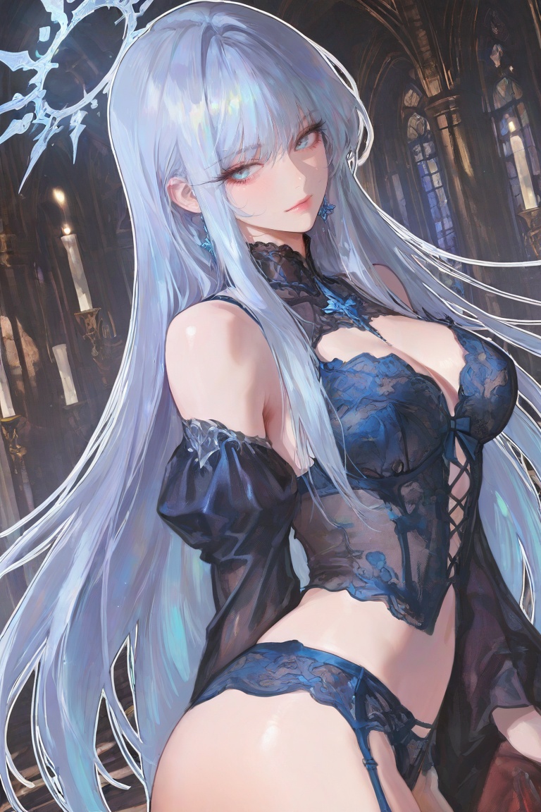 ((white outline)),  fantasy,  BREAK on Tensor.Art