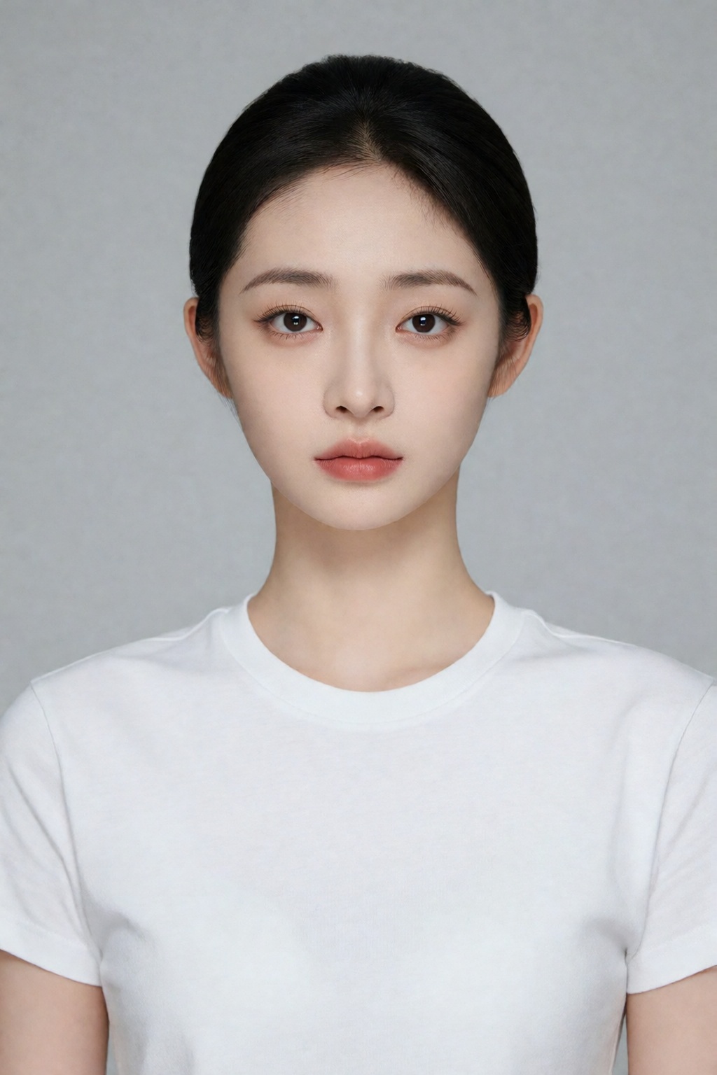 照片中是一位年轻的亚洲女性,  她端正身姿,  正视镜头 by 让AI更感性 on Tensor.Art