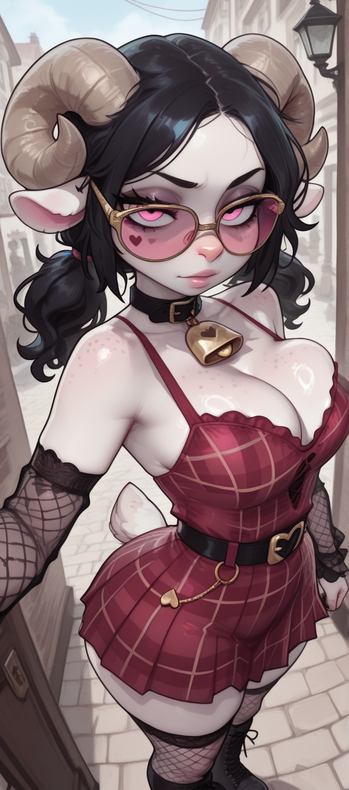 @Mirabelle,  anthro sheep girl,  curly hair on Tensor.Art