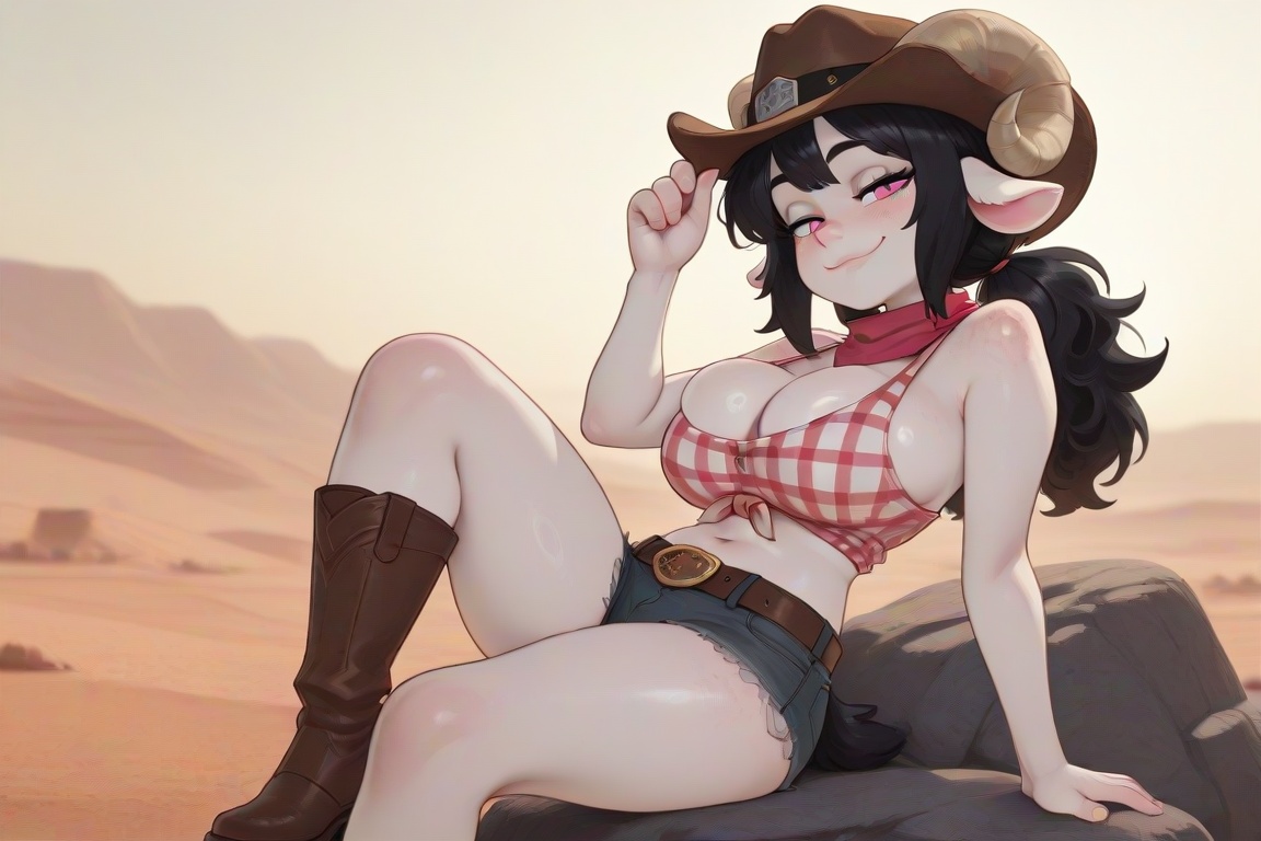 @Mirabelle,  anthro sheep girl,  curly hair on Tensor.Art