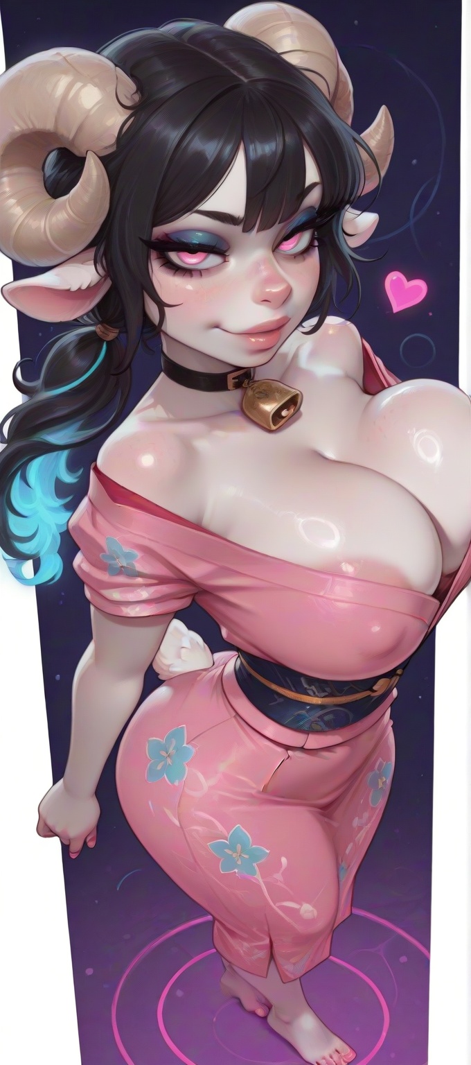 @Mirabelle,  anthro sheep girl,  curly hair on Tensor.Art
