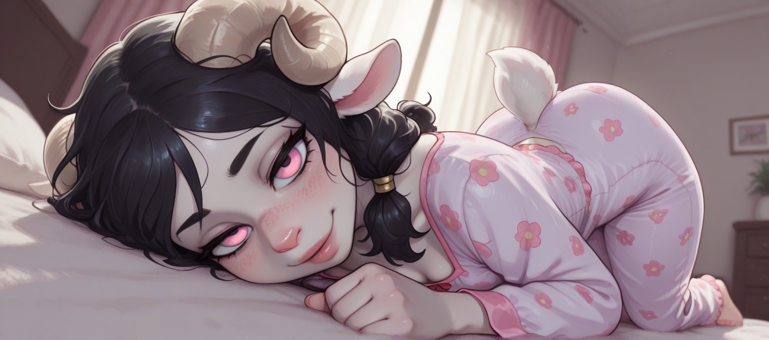 @Mirabelle,  anthro sheep girl,  curly hair on Tensor.Art