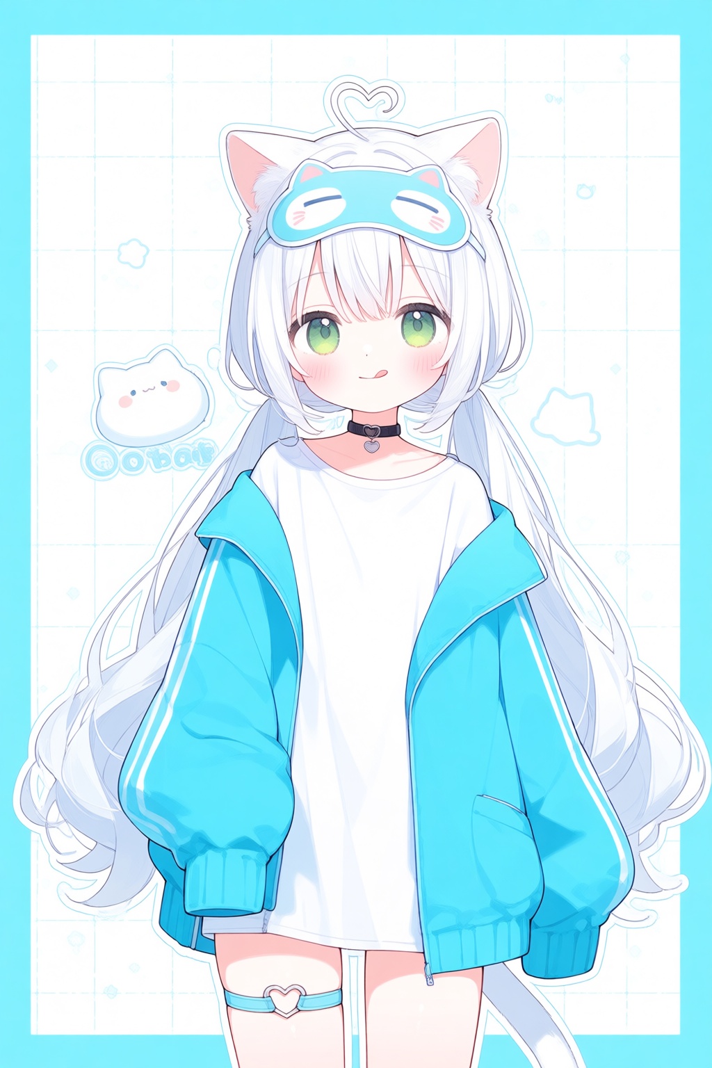 1girl,  :3,  :q on Tensor.Art