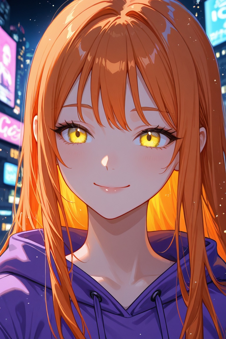 1 girl,  very beautiful,  long orange hair on Tensor.Art