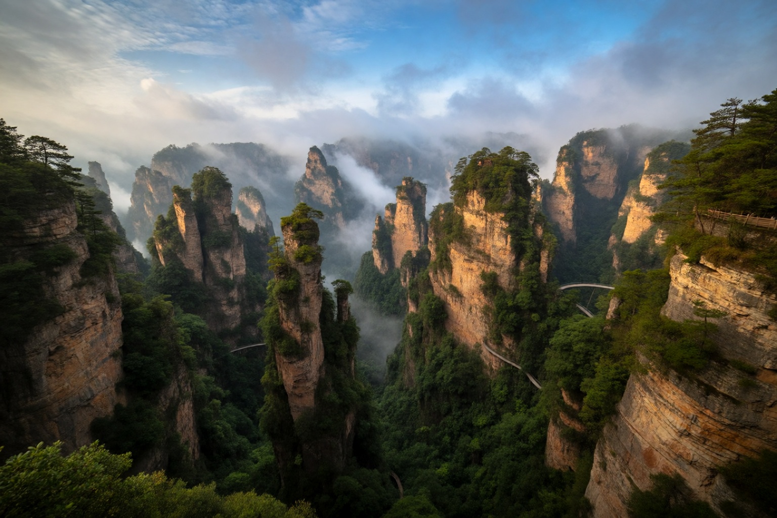 aurelmanea7k2e6 photography. A surreal and awe-inspiring landscape shot capturing the unique,  pillar-like sandstone peaks...